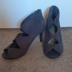 Cute Cut-Outs Suade Heels